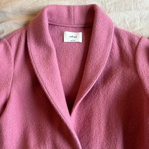 Wilfred Shawl Collar Wool Coat